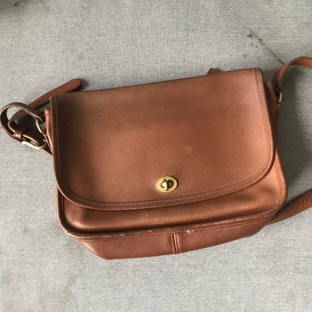 Leather Coach Bag